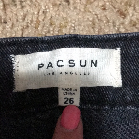 Black Jean Skirt - Picture 2 of 3